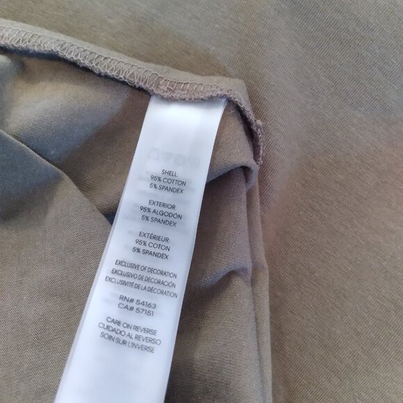 Olive green Calvin Klein collared tshirt dress, size Medium, new with tags - Picture 7 of 7